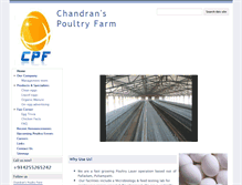 Tablet Screenshot of chandranspoultry.com